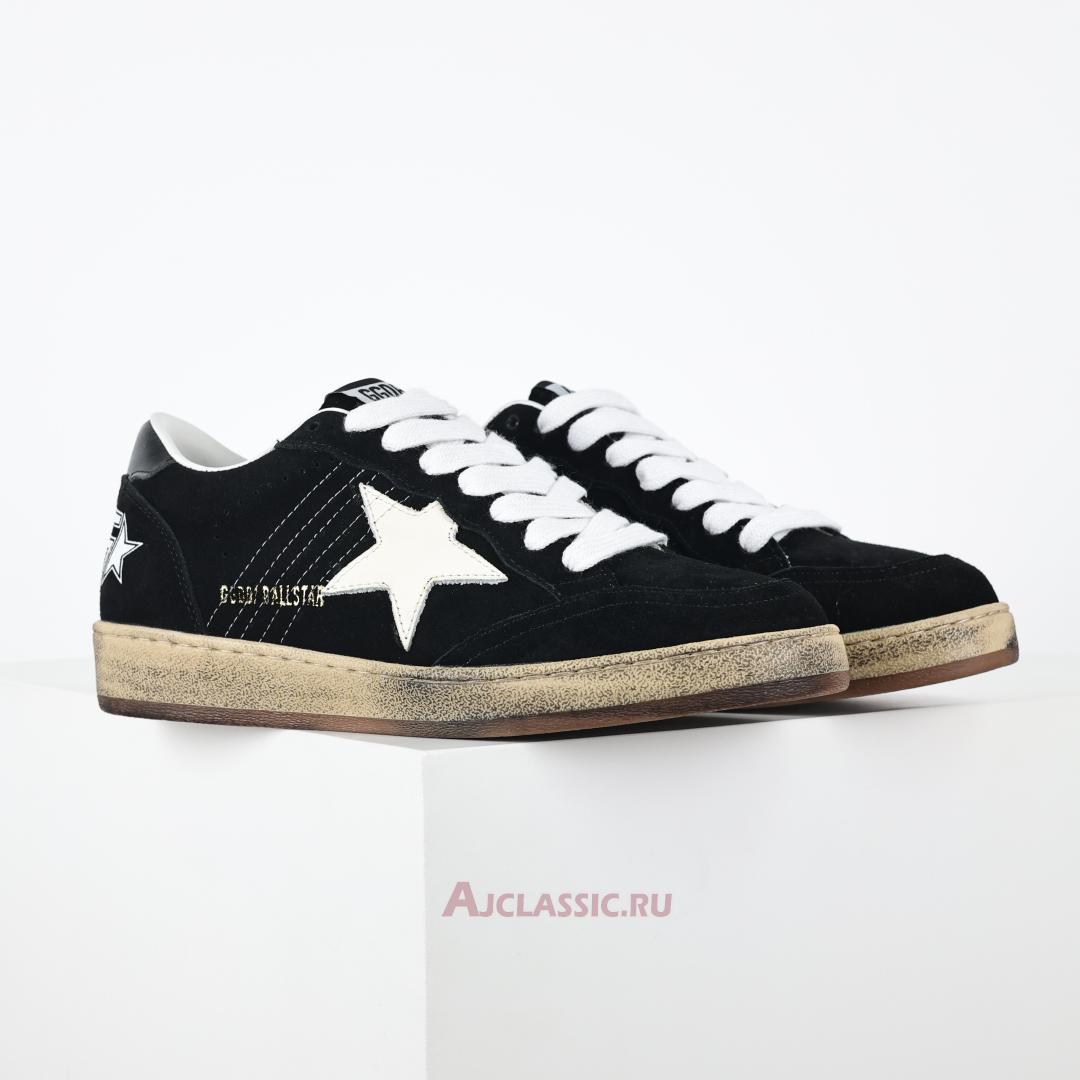 New Golden Goose Ball Star Suede "Black White" GMF00117.F003246.80203 Shoes