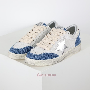Buy Golden Goose Ball Star Suede Denim White GWF00832.F006655.10492-2 Quality Reps Replicas Shoes