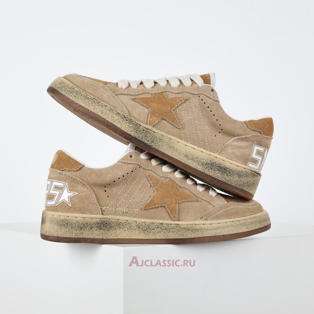 New Golden Goose Ball Star Suede "Ice Tobacco" GWF00117.F006143.55482-2 Shoes