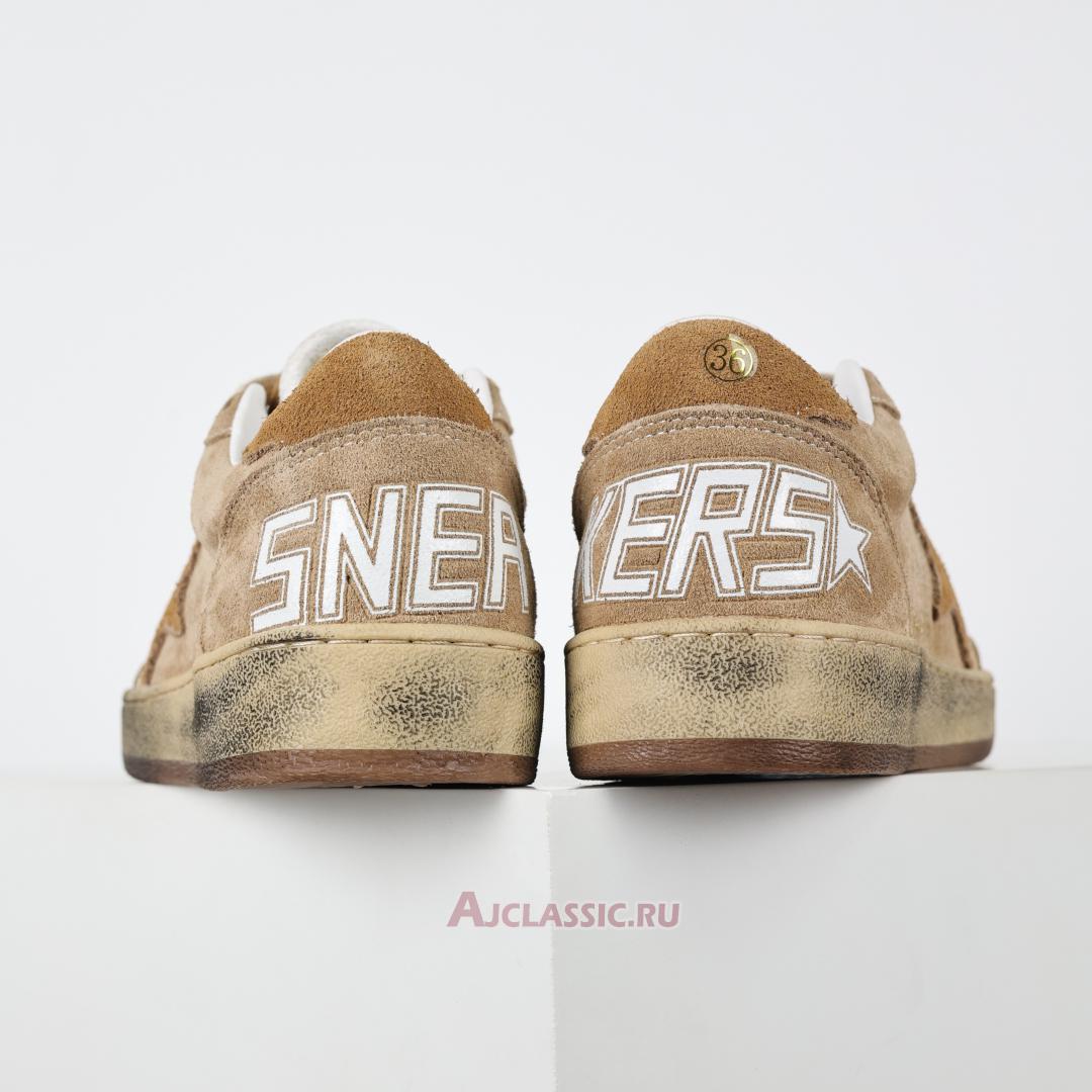 New Golden Goose Ball Star Suede "Ice Tobacco" GWF00117.F006143.55482-2 Shoes