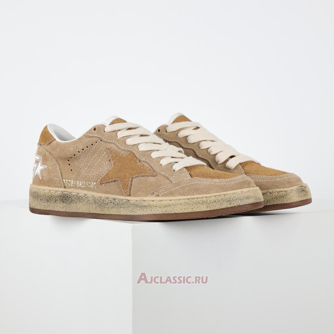 New Golden Goose Ball Star Suede "Ice Tobacco" GWF00117.F006143.55482-2 Shoes