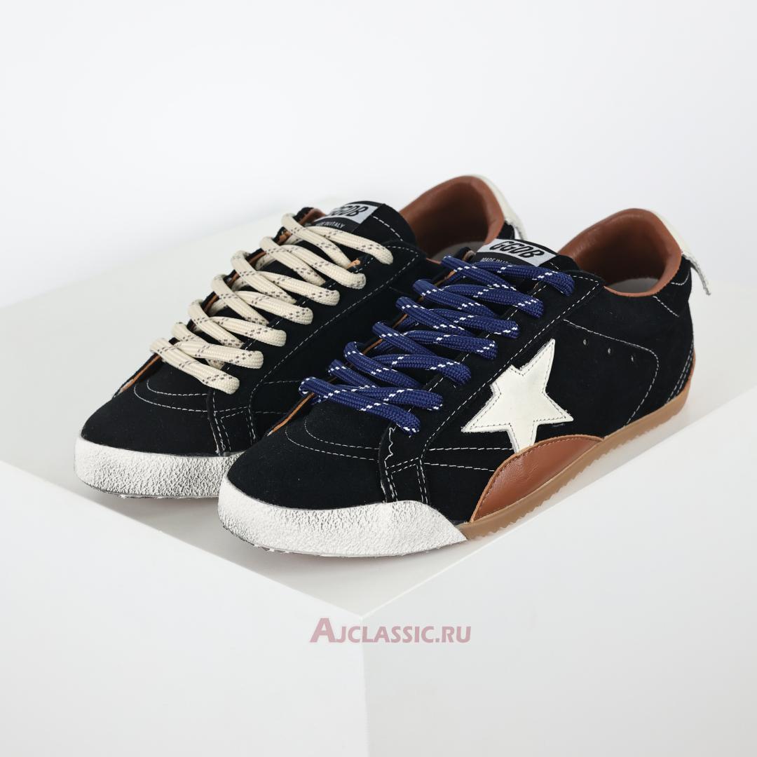 New Golden Goose True-Star Suede "Black White Brown" GMF00107.F006039.50862-2 Shoes