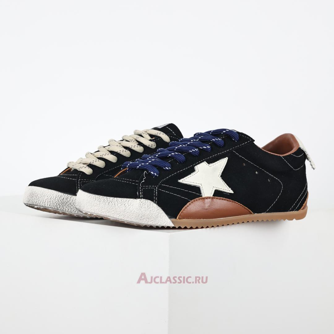 New Golden Goose True-Star Suede "Black White Brown" GMF00107.F006039.50862-2 Shoes
