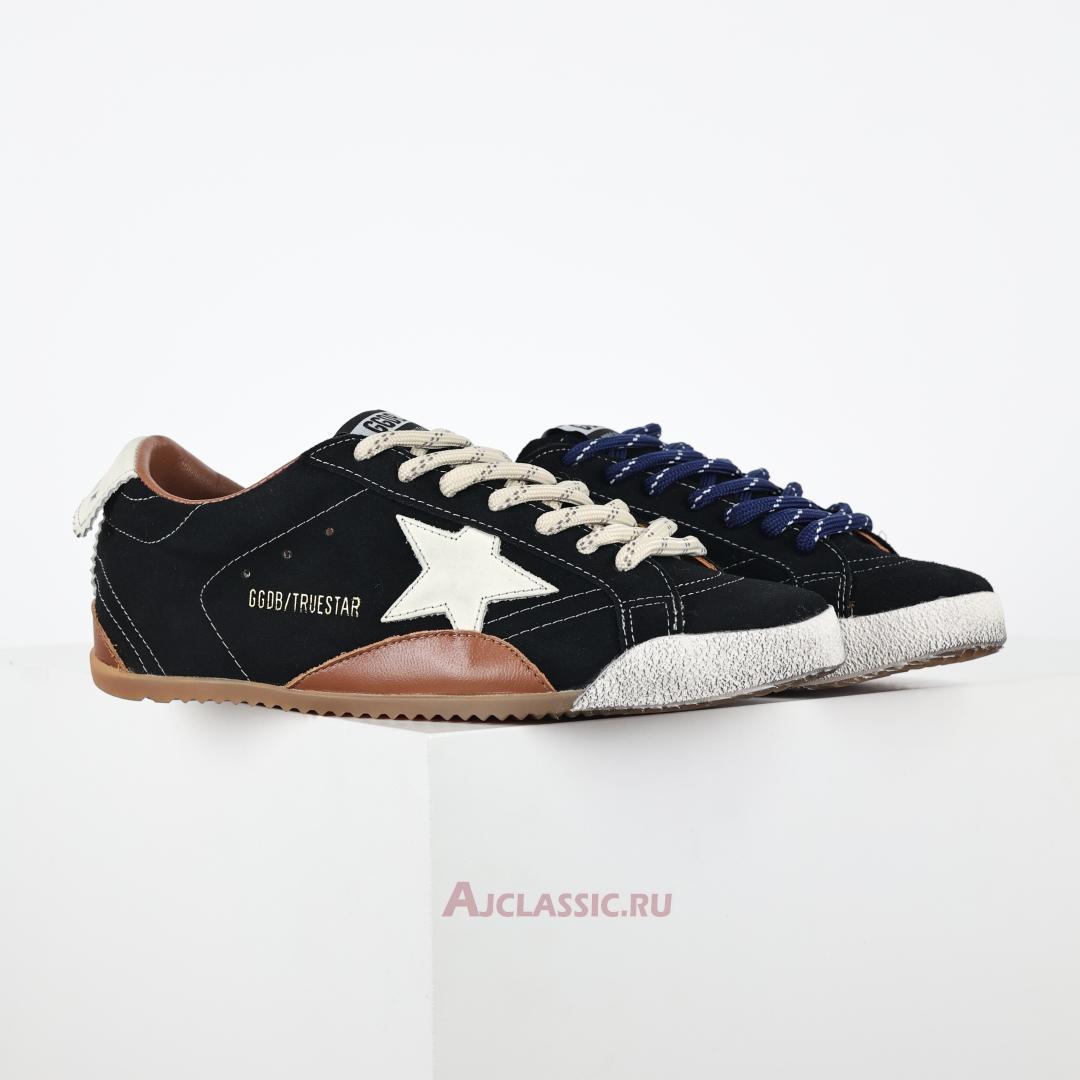 New Golden Goose True-Star Suede "Black White Brown" GMF00107.F006039.50862-2 Shoes