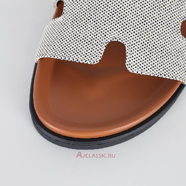 Buy Hermes Chypre Sandal Canva Prunoir Naturel Grey H231819ZHPN420 Quality Reps Replicas Shoes