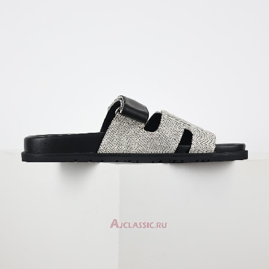 Buy Hermes Chypre Sandal Prunoir Noir Black H231819ZH78400 Quality Reps Replicas Shoes