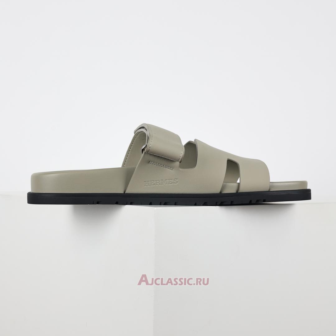 New Hermes Chypre Sandal Leather "Beige Esquisse" H222299ZNL360 Shoes