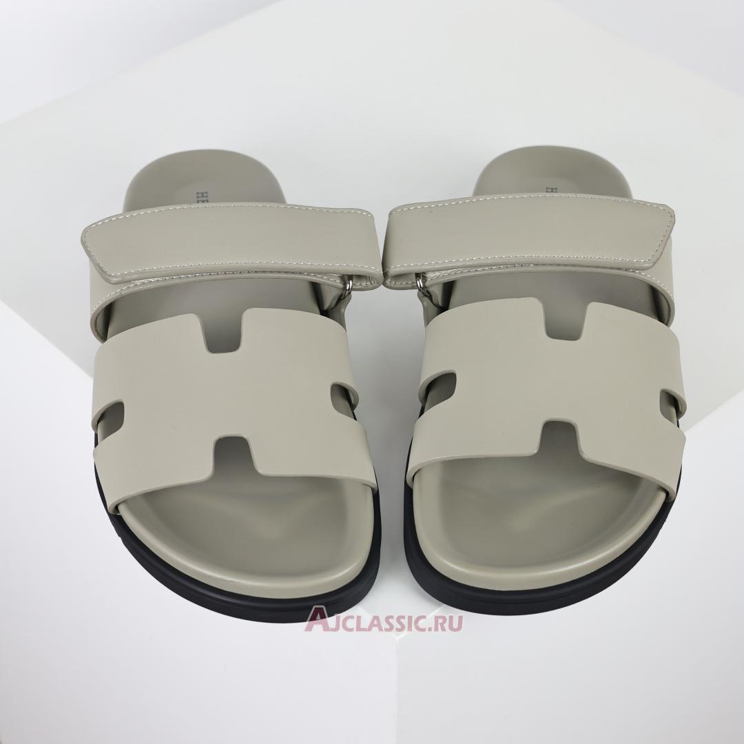 New Hermes Chypre Sandal Leather "Beige Esquisse" H222299ZNL360 Shoes