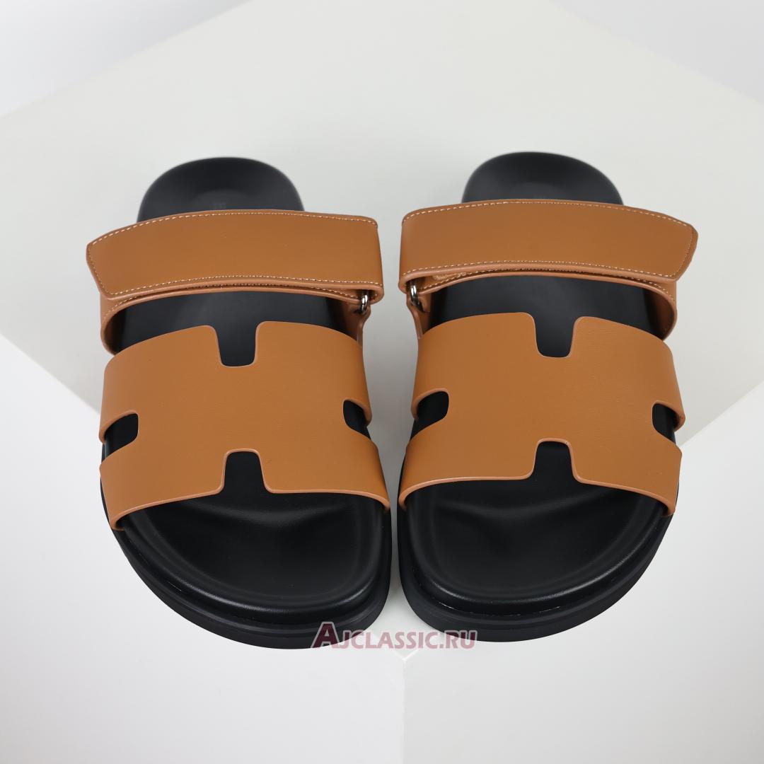 New Hermes Chypre Sandal Leather "Naturel" H222299ZA3340 Shoes