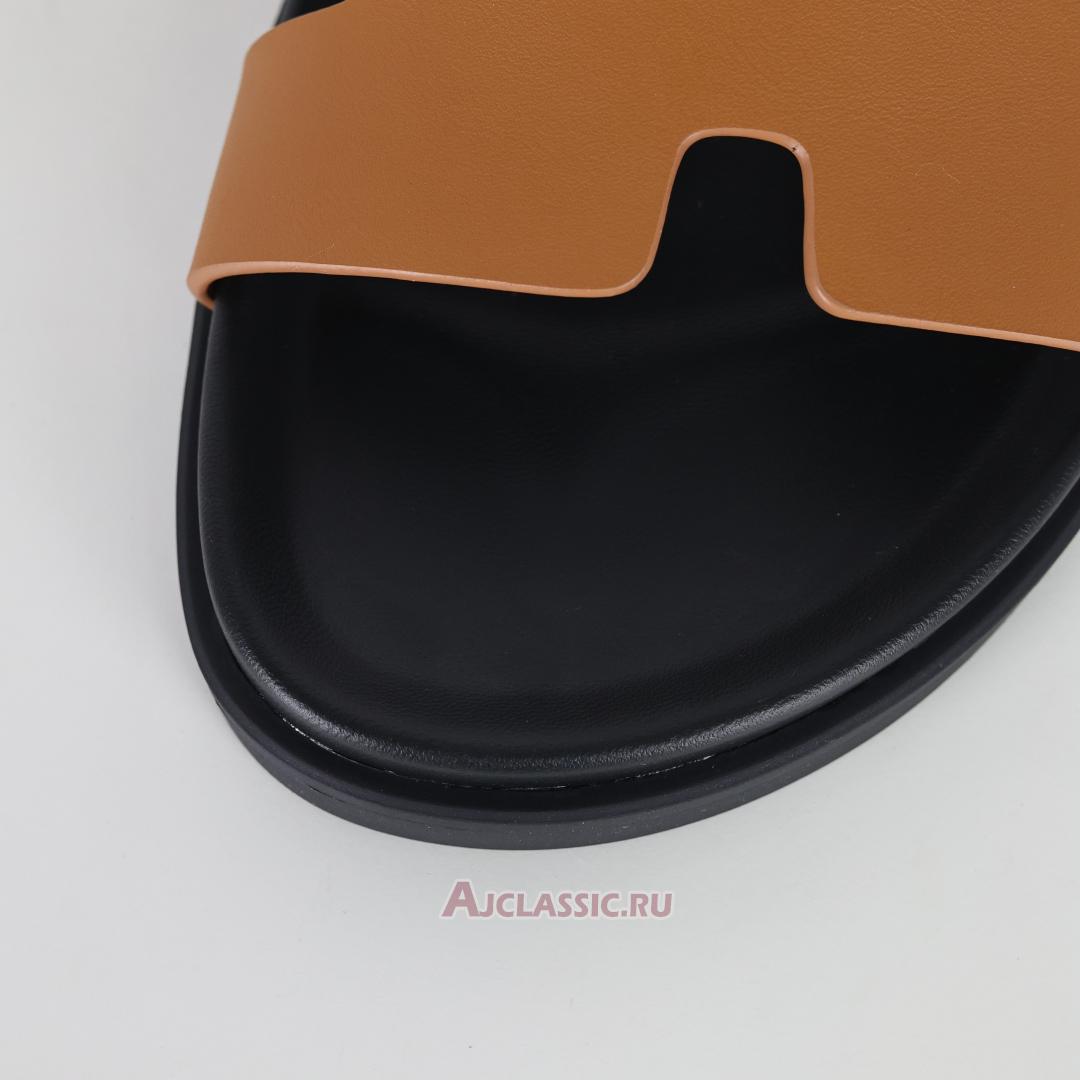 New Hermes Chypre Sandal Leather "Naturel" H222299ZA3340 Shoes