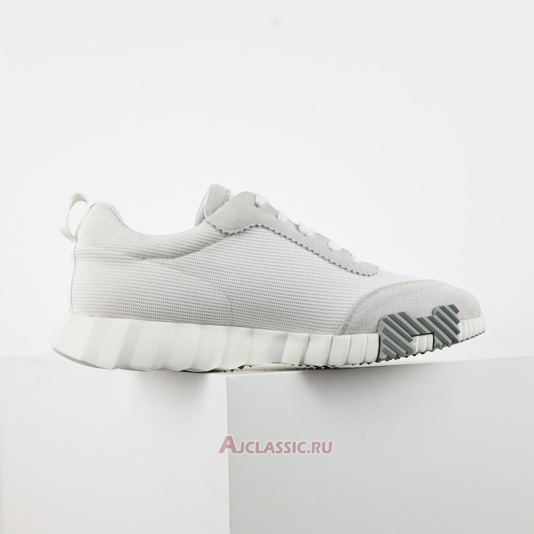 New Hermes Bouncing Sneaker "White Grey" H231764ZH90 Shoes