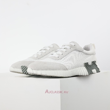 Buy Hermes Bouncing Sneaker White Grey White H231764ZH90 Quality Reps Replicas Shoes