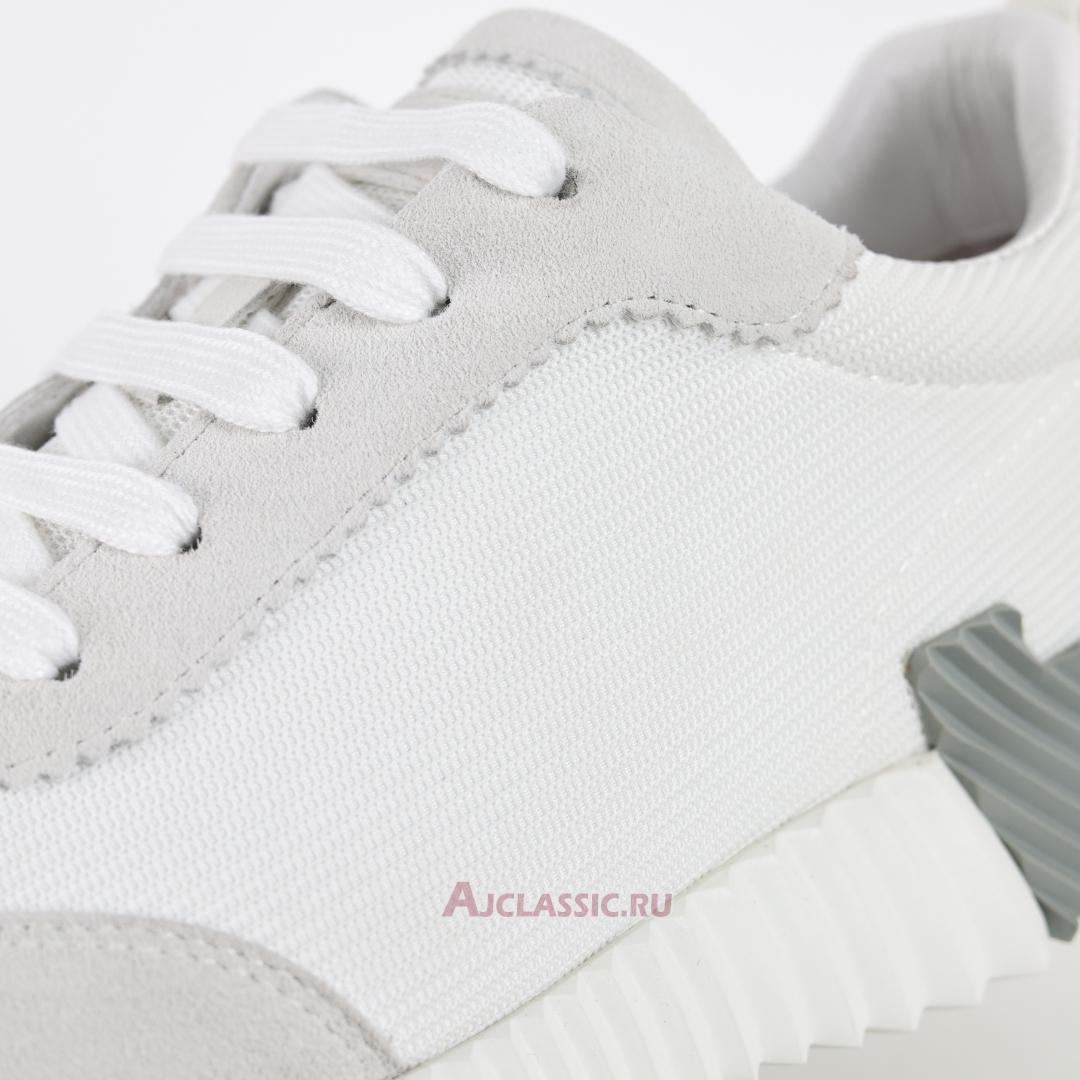 New Hermes Bouncing Sneaker "White Grey" H231764ZH90 Shoes