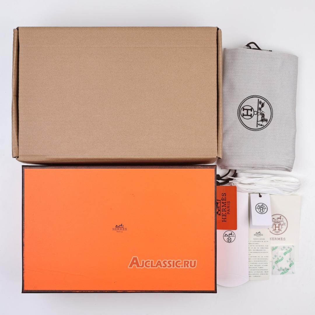 New Hermes Bouncing Sneaker "White Grey" H231764ZH90 Shoes