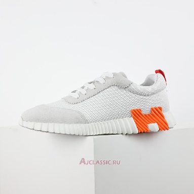 Buy Hermes Bouncing Sneaker White Orange White H202934Z-H7 Quality Reps Replicas Shoes