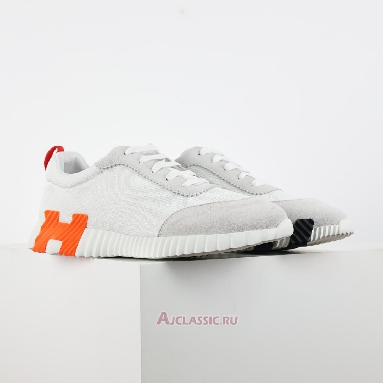 Buy Hermes Bouncing Sneaker White Orange White H202934Z-H7 Quality Reps Replicas Shoes