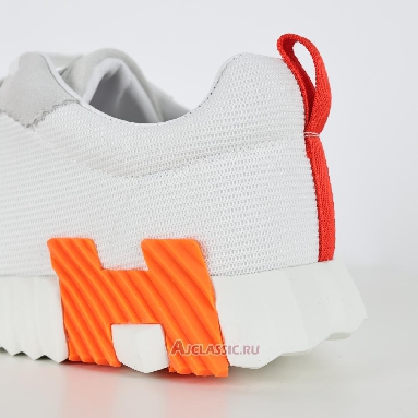 Buy Hermes Bouncing Sneaker White Orange White H202934Z-H7 Quality Reps Replicas Shoes