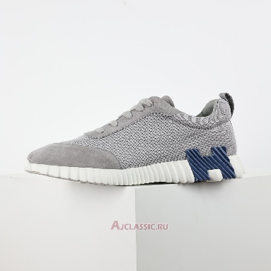 Buy Hermes Bouncing Sneaker Grey Blue Grey H251099ZGN350-2 Quality Reps Replicas Shoes