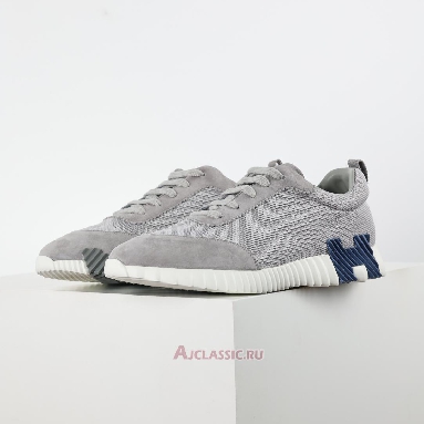 Buy Hermes Bouncing Sneaker Grey Blue Grey H251099ZGN350-2 Quality Reps Replicas Shoes