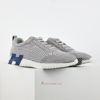 Buy Hermes Bouncing Sneaker Grey Blue Grey H251099ZGN350-2 Quality Reps Replicas Shoes