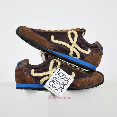 Buy Loewe Ballet Runner 2.0 Brown Yellow Blue Brown MBR2282X01-4865 Quality Reps Replicas Shoes