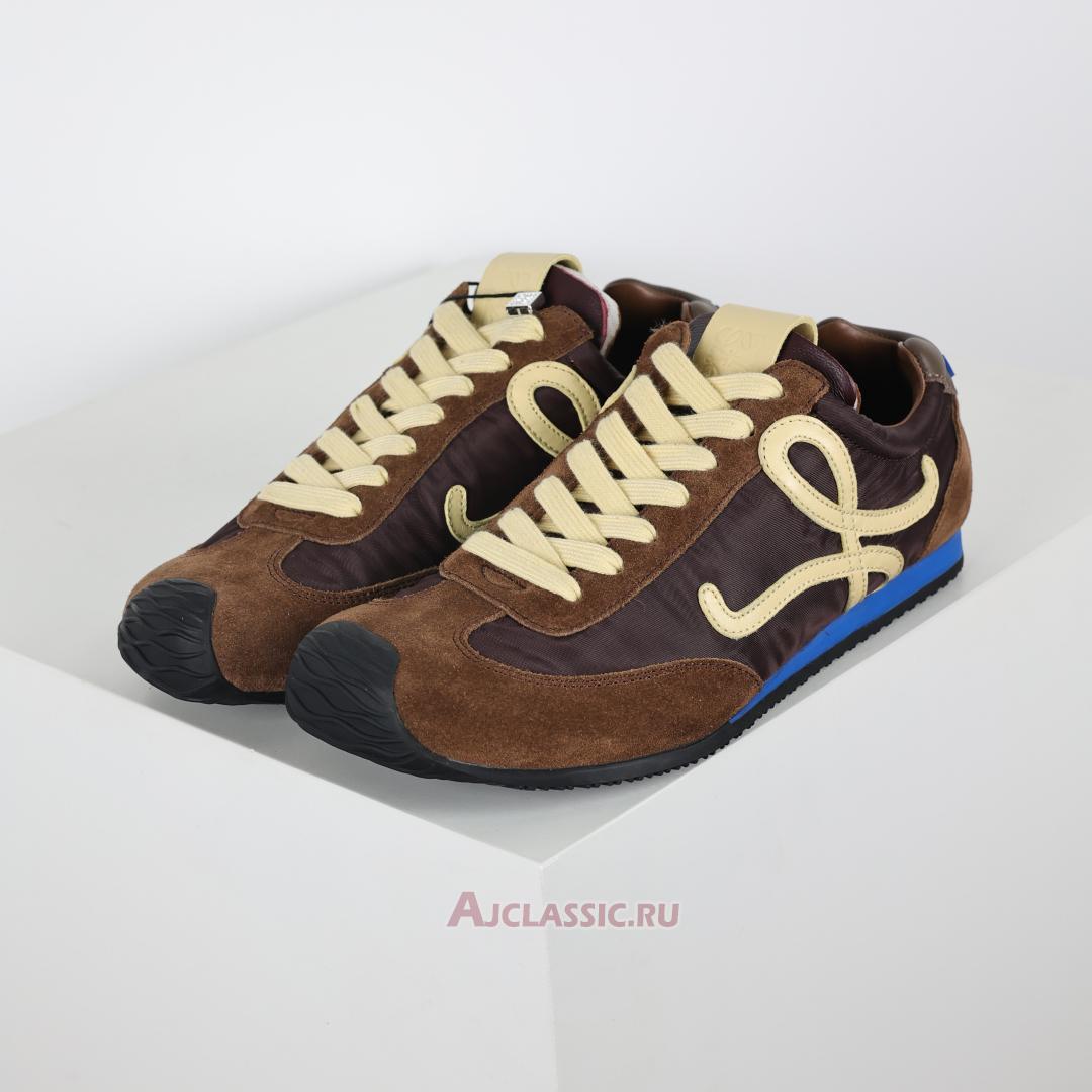 New Loewe Ballet Runner 2.0 "Brown Yellow Blue" MBR2282X01-4865 Shoes