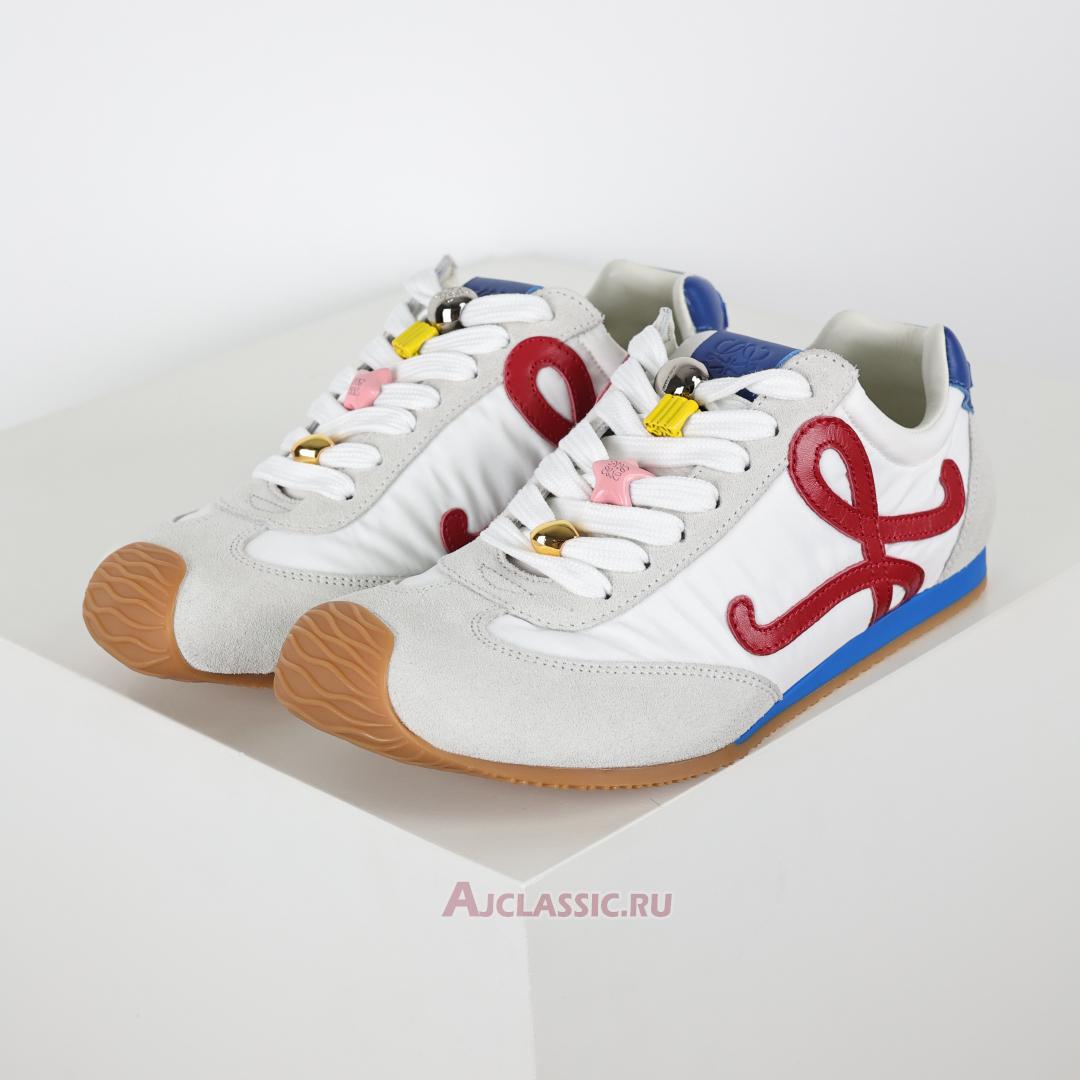 New Loewe Ballet Runner 2.0 "White Red Blue" M816282XB3-4868 Shoes