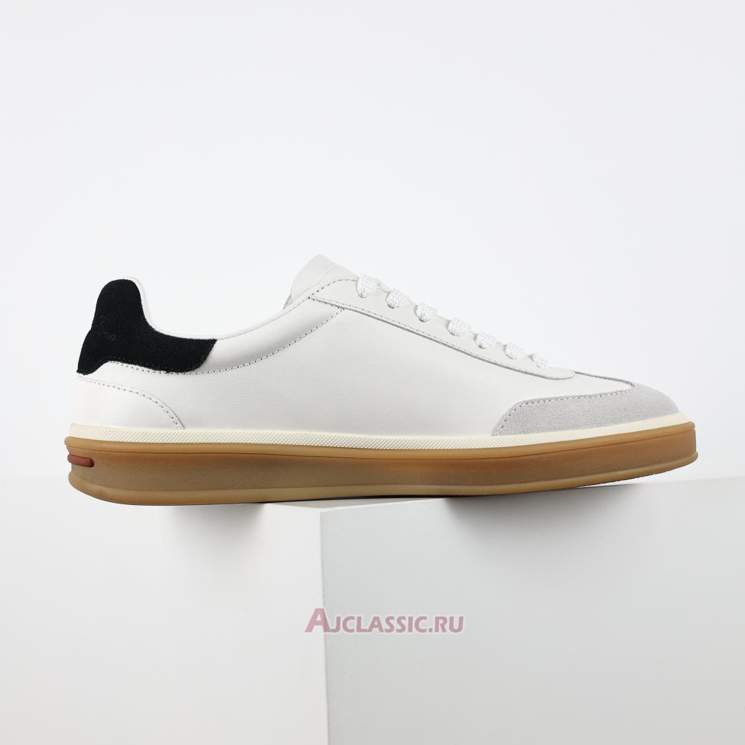 New Loro Piana Tennis Walk Sneaker "White Black" FAO9334-1000-2 Shoes