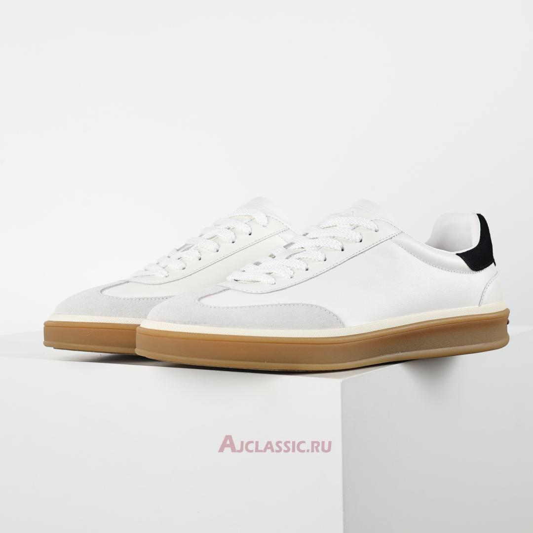 New Loro Piana Tennis Walk Sneaker "White Black" FAO9334-1000-2 Shoes