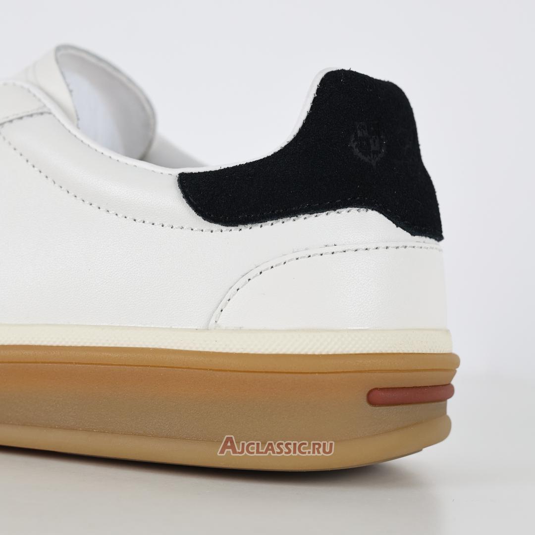 New Loro Piana Tennis Walk Sneaker "White Black" FAO9334-1000-2 Shoes