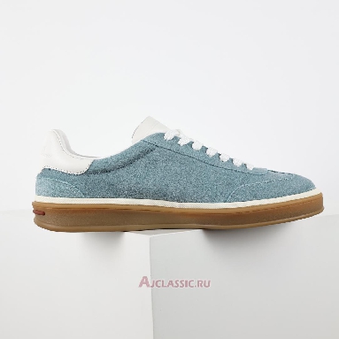 Buy Loro Piana Tennis Walk Sneaker Suede Blue White Blue FAO1547-519Y-2 Quality Reps Replicas Shoes