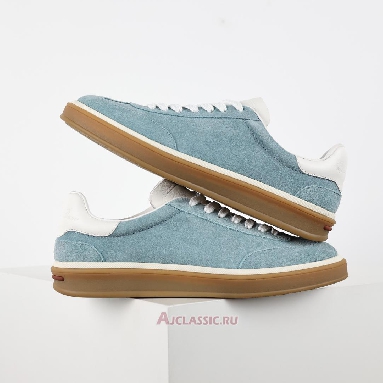 Buy Loro Piana Tennis Walk Sneaker Suede Blue White Blue FAO1547-519Y-2 Quality Reps Replicas Shoes
