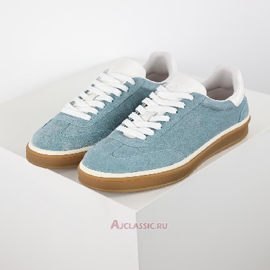 Buy Loro Piana Tennis Walk Sneaker Suede Blue White Blue FAO1547-519Y-2 Quality Reps Replicas Shoes