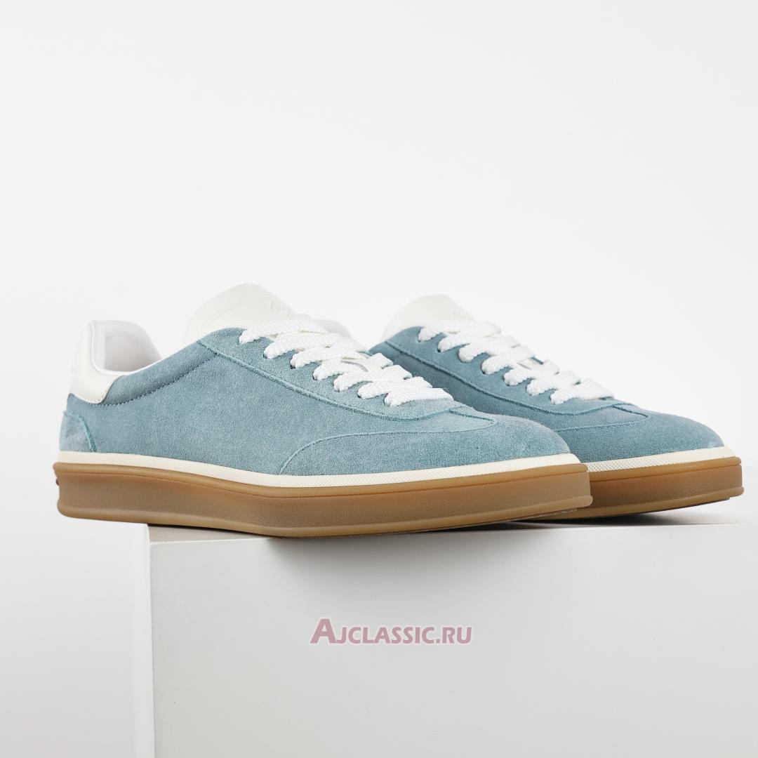 New Loro Piana Tennis Walk Sneaker Suede "Blue White" FAO1547-519Y-2 Shoes
