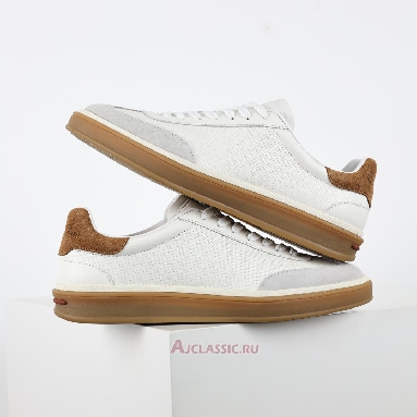 Buy Loro Piana Tennis Walk Sneaker White Brown White FAN4066_1000-2 Quality Reps Replicas Shoes