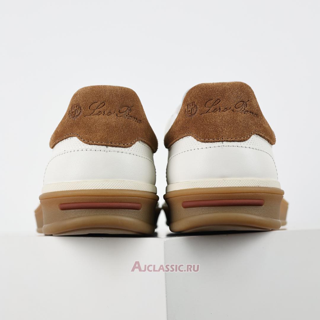 New Loro Piana Tennis Walk Sneaker "White Brown" FAN4066_1000-2 Shoes