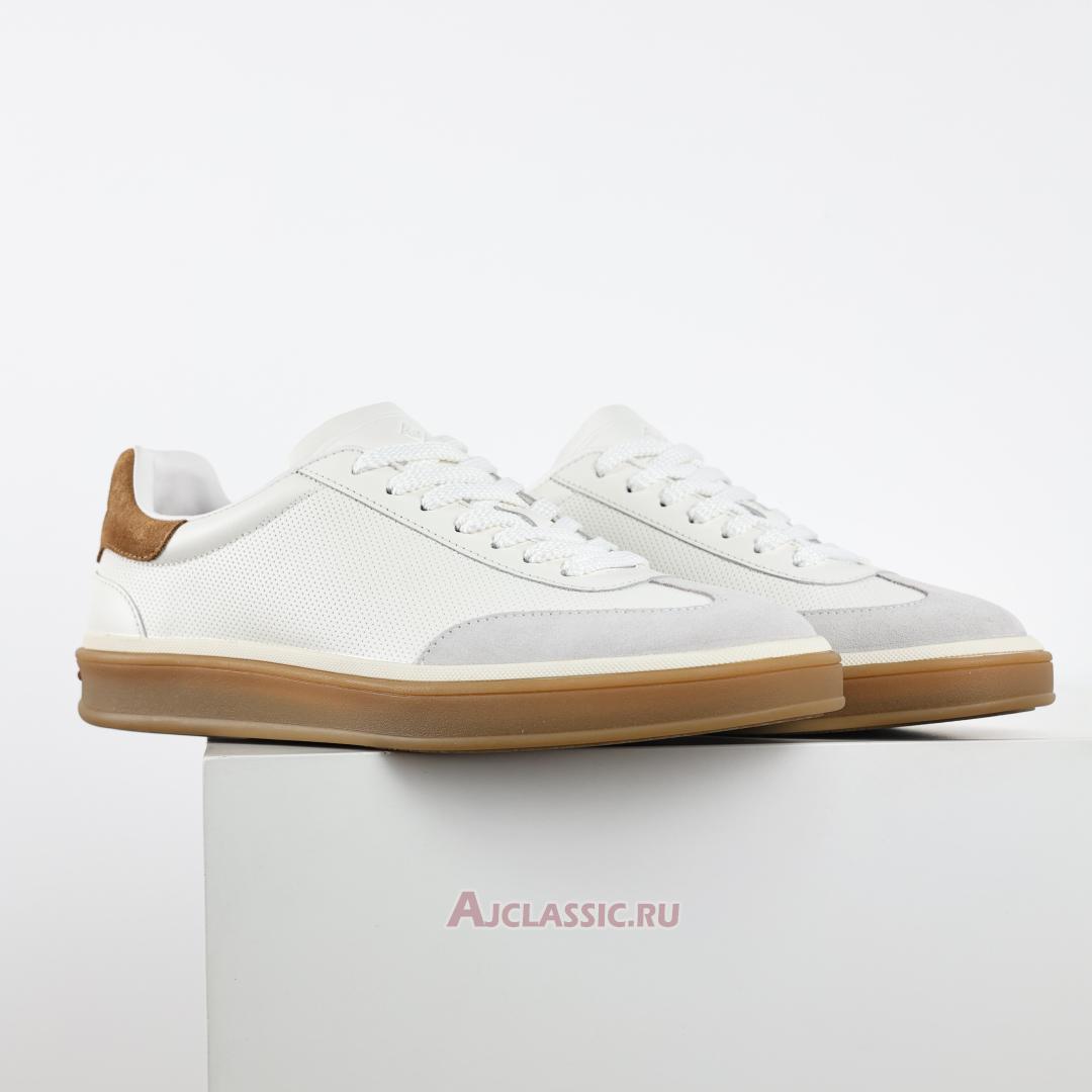 New Loro Piana Tennis Walk Sneaker "White Brown" FAN4066_1000-2 Shoes