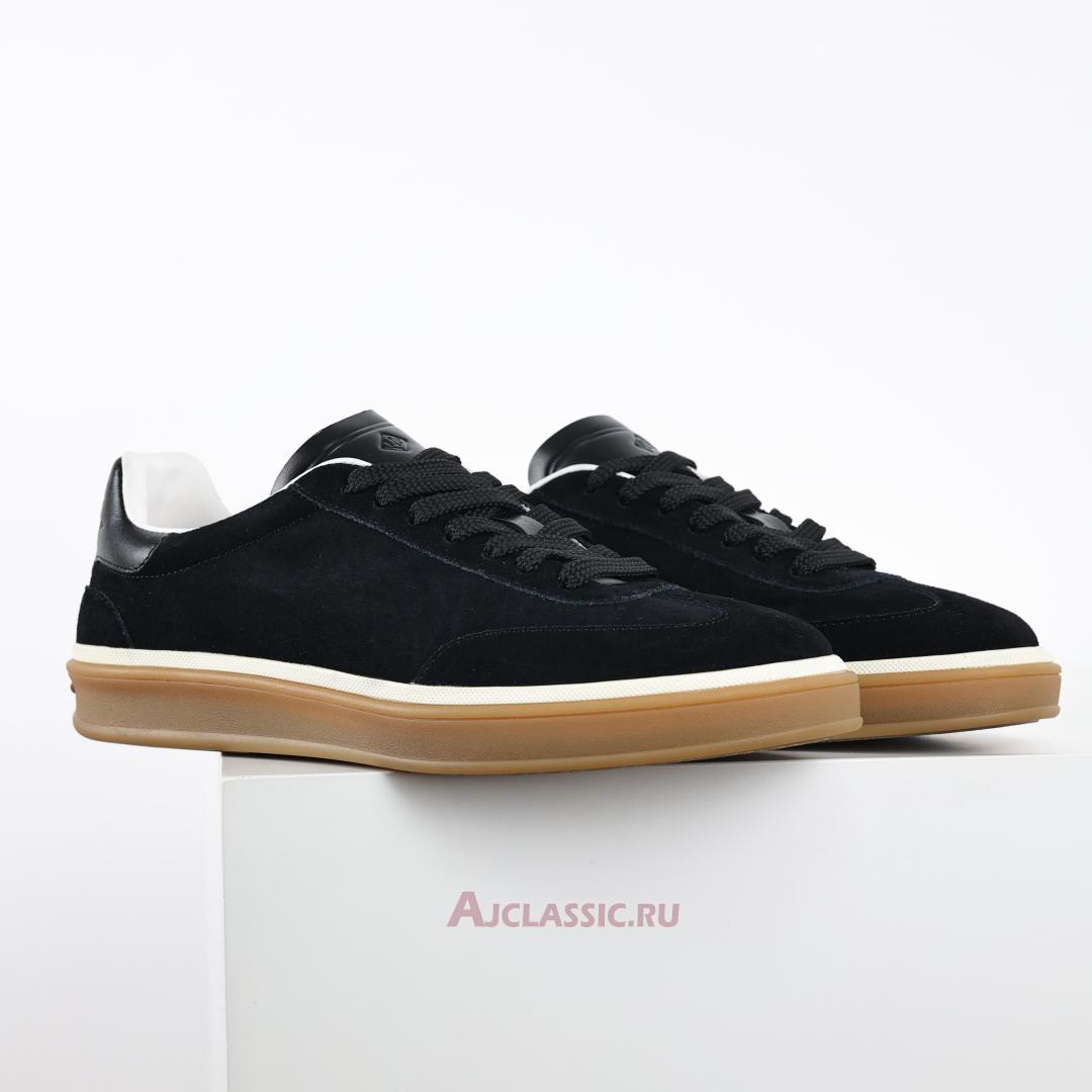 New Loro Piana Tennis Walk Sneaker Suede "Black Figs" FAO1547-W000-2 Shoes