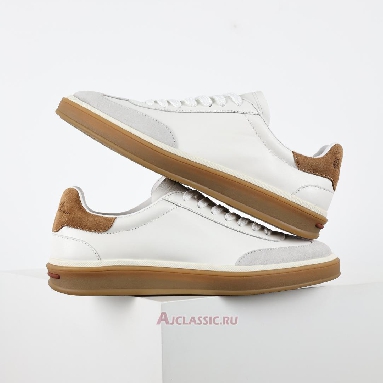 Buy Loro Piana Tennis Walk Sneaker Leather White Brown White FAO9334-1000 Quality Reps Replicas Shoes