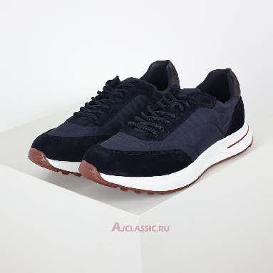 Buy Loro Piana Week End Walk Sneaker Navy Blue Blue FAP9780-W000 Quality Reps Replicas Shoes