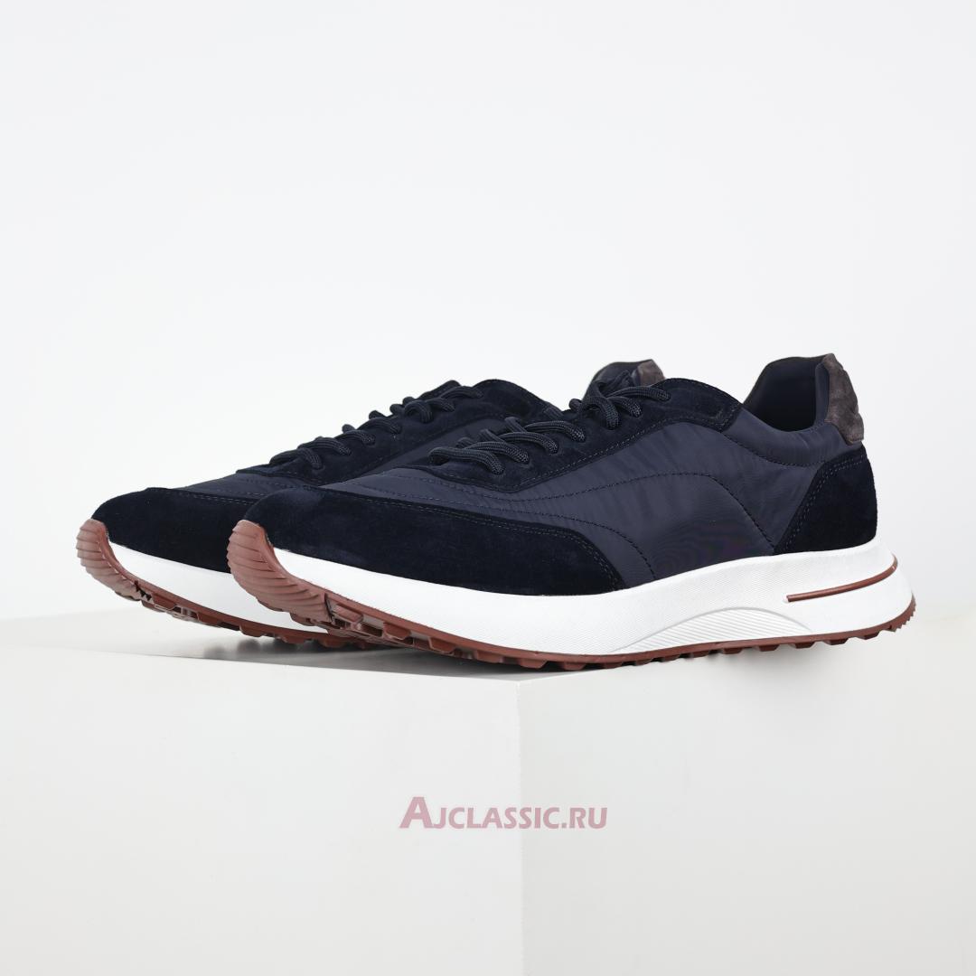 New Loro Piana Week End Walk Sneaker "Navy Blue" FAP9780-W000 Shoes