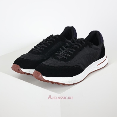 Buy Loro Piana Week End Walk Sneaker Black Black FAP9780-8000 Quality Reps Replicas Shoes