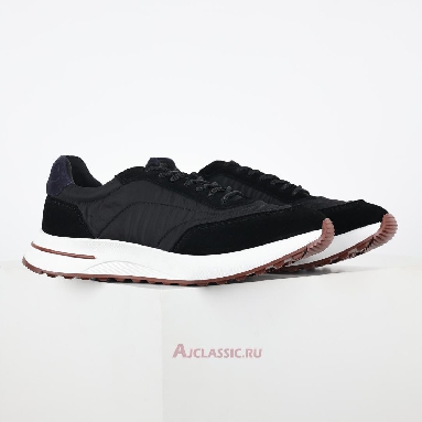 Buy Loro Piana Week End Walk Sneaker Black Black FAP9780-8000 Quality Reps Replicas Shoes