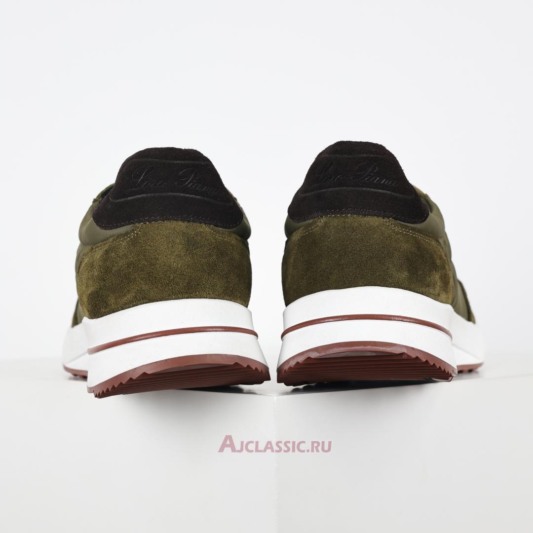 New Loro Piana Week End Walk Sneaker "Green" FAM1719-HD01-2 Shoes