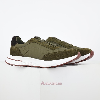 Buy Loro Piana Week End Walk Sneaker Green Green FAM1719-HD01-2 Quality Reps Replicas Shoes