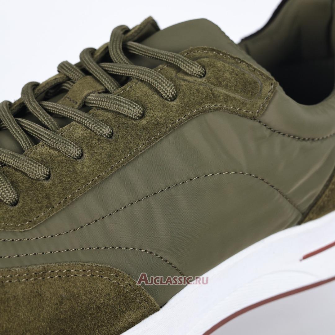 New Loro Piana Week End Walk Sneaker "Green" FAM1719-HD01-2 Shoes