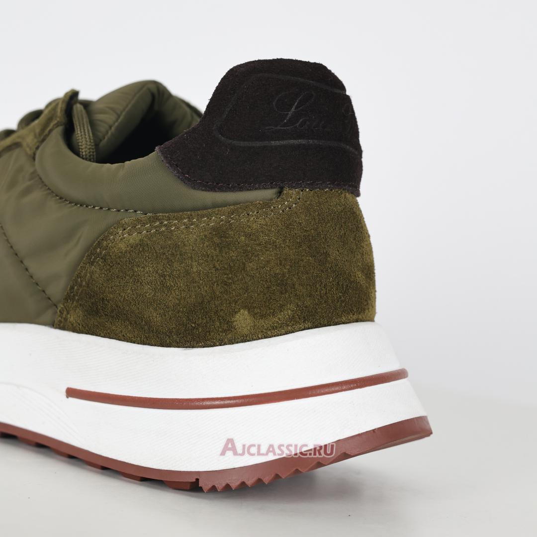 New Loro Piana Week End Walk Sneaker "Green" FAM1719-HD01-2 Shoes