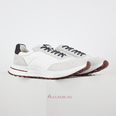Buy Loro Piana Week End Walk Sneaker White White FAM1719-1000-2 Quality Reps Replicas Shoes