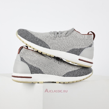 Buy Loro Piana 360 LP Flexy Walk Sneaker Gray Mix Grey FAI1540-FG7F Quality Reps Replicas Shoes
