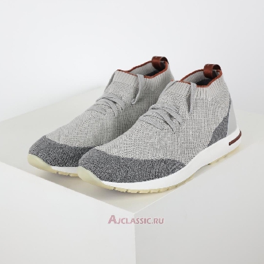 Buy Loro Piana 360 LP Flexy Walk Sneaker Gray Mix Grey FAI1540-FG7F Quality Reps Replicas Shoes